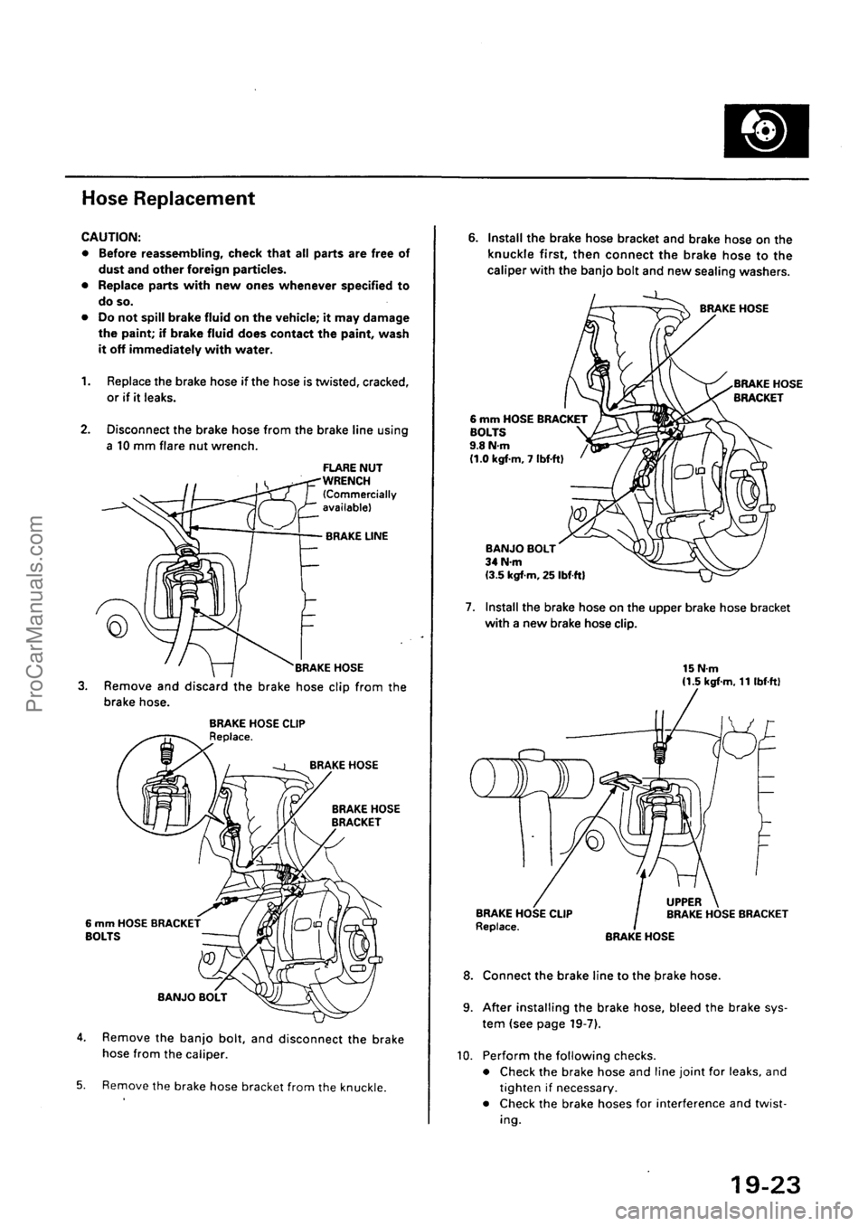 ACURA EL 1997  Service Repair Manual ProCarManuals.com 