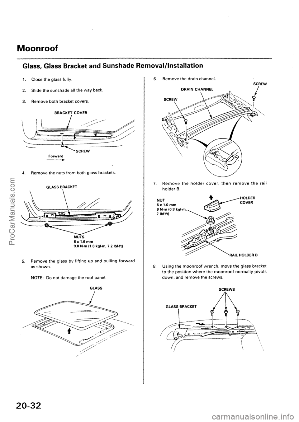 ACURA EL 1997  Service Repair Manual ProCarManuals.com 