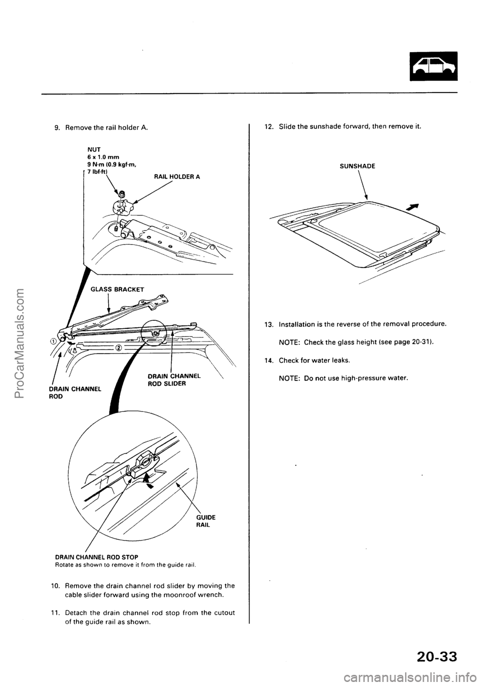 ACURA EL 1997  Service Repair Manual ProCarManuals.com 