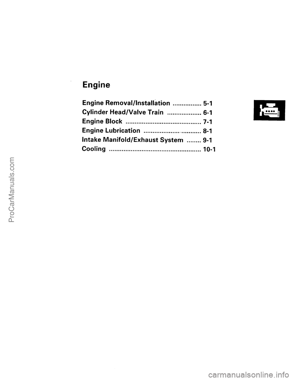 ACURA EL 1997  Service Repair Manual ProCarManuals.com 