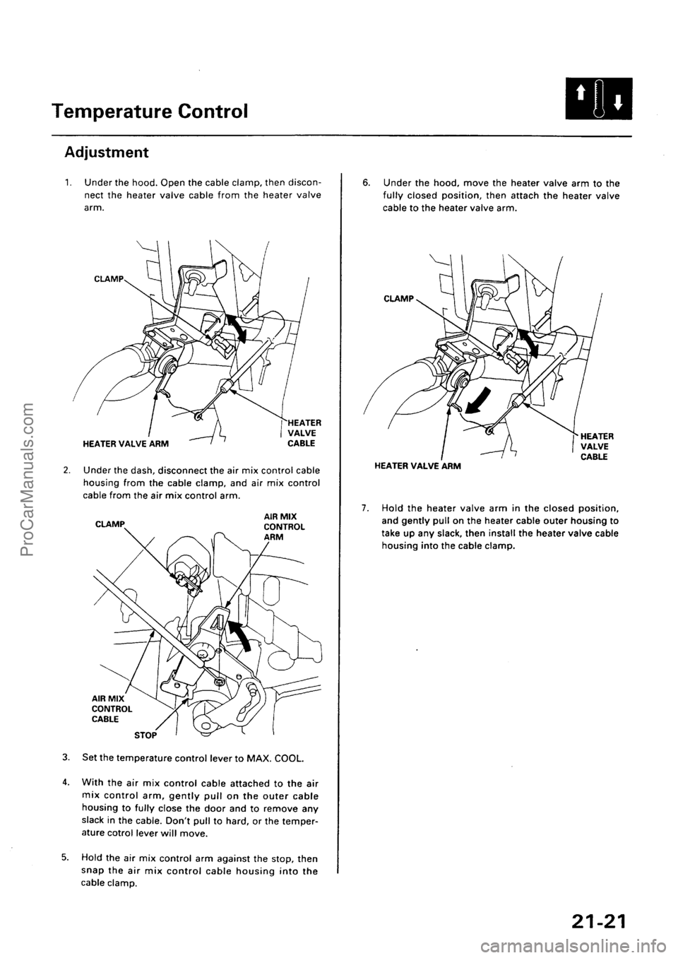 ACURA EL 1997  Service Repair Manual ProCarManuals.com 