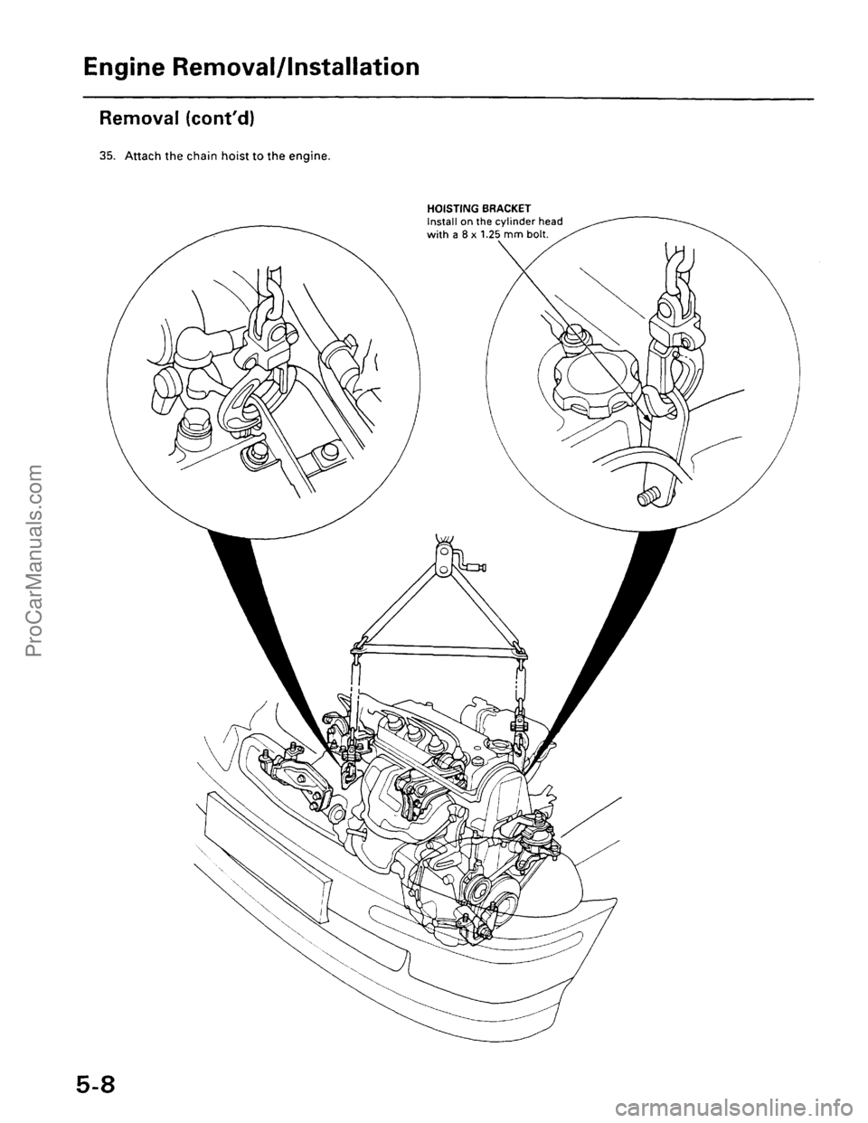 ACURA EL 1997  Service Repair Manual ProCarManuals.com 