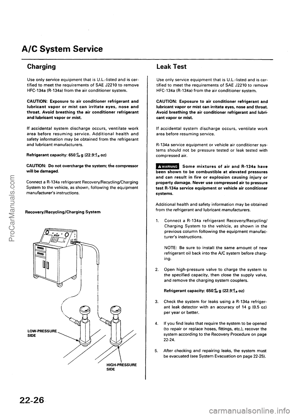 ACURA EL 1997  Service Repair Manual ProCarManuals.com 