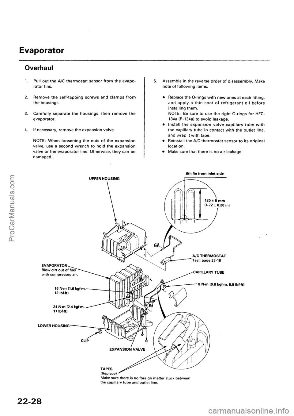 ACURA EL 1997  Service Repair Manual ProCarManuals.com 