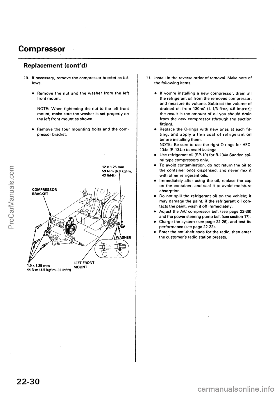ACURA EL 1997  Service Repair Manual ProCarManuals.com 