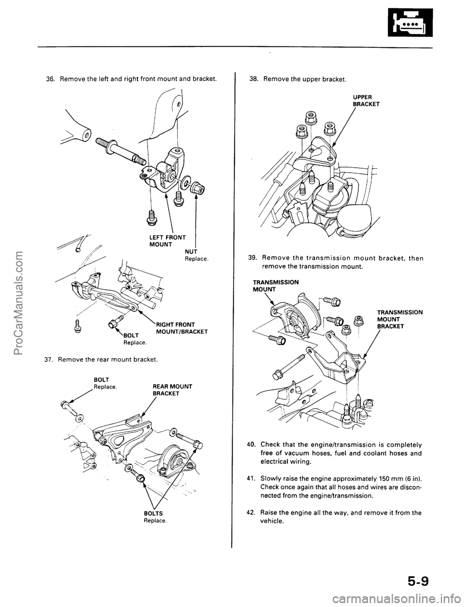 ACURA EL 1997  Service Repair Manual ProCarManuals.com 