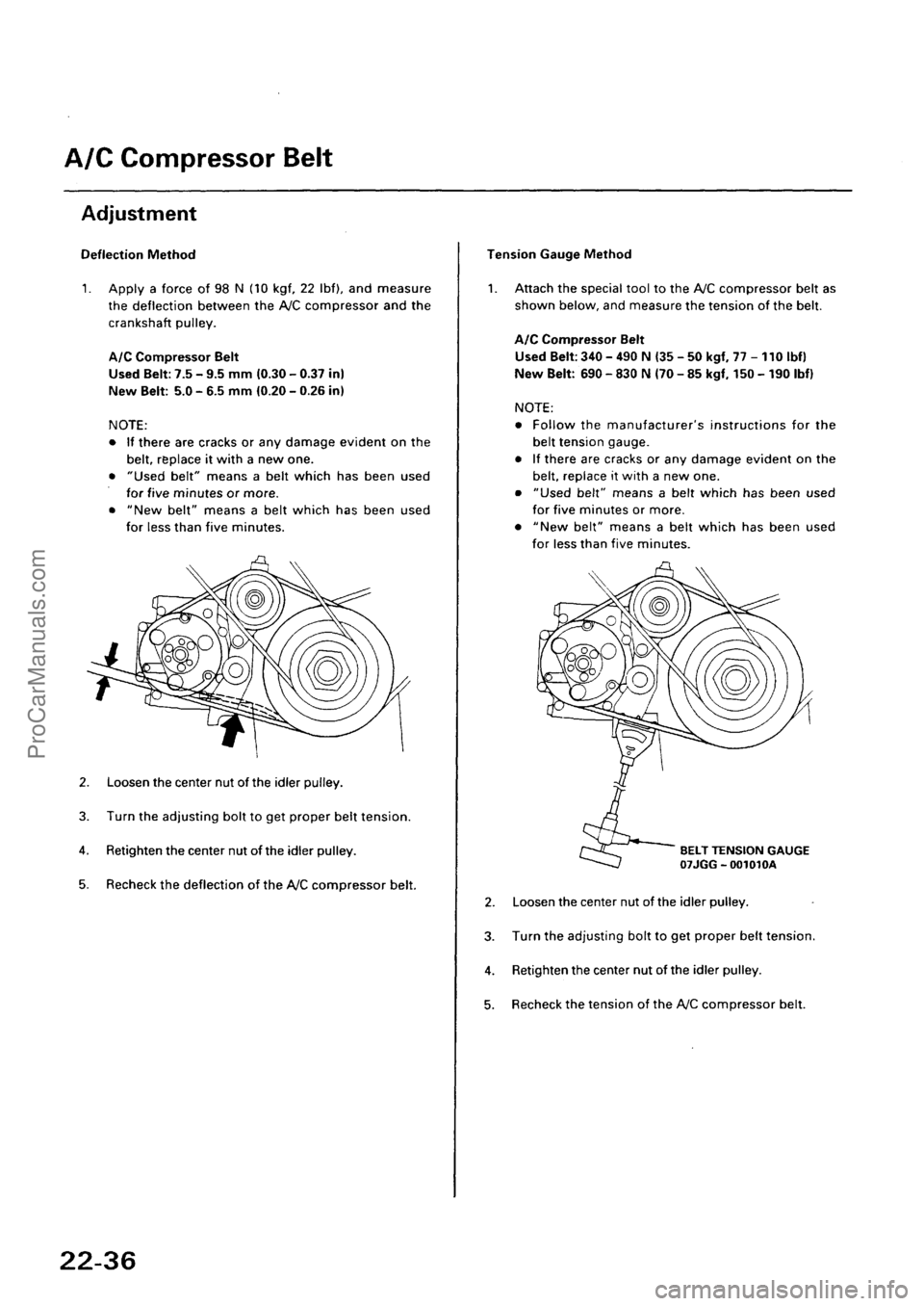 ACURA EL 1997  Service Repair Manual ProCarManuals.com 