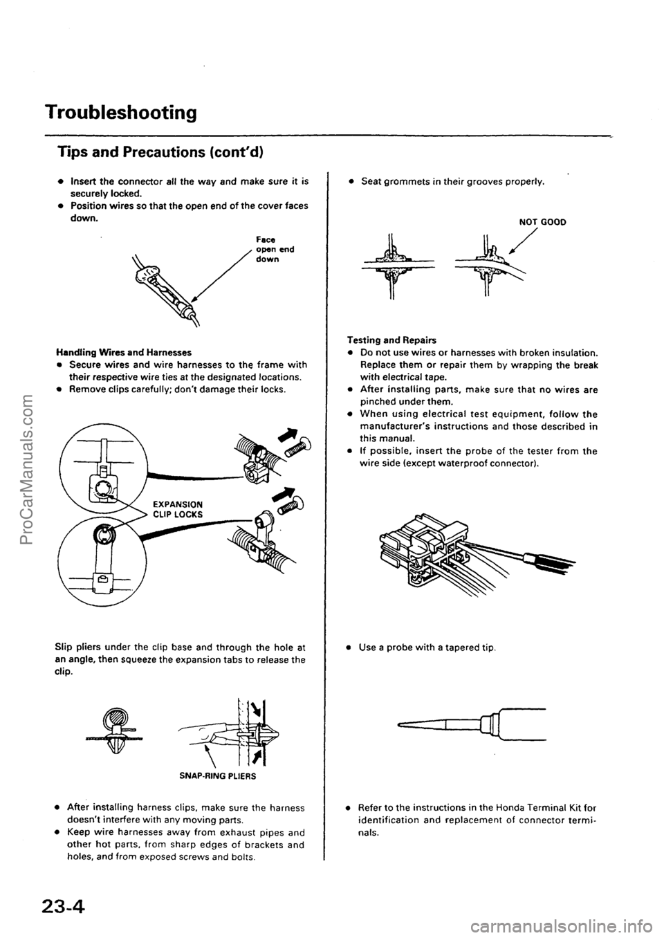 ACURA EL 1997  Service Repair Manual ProCarManuals.com 