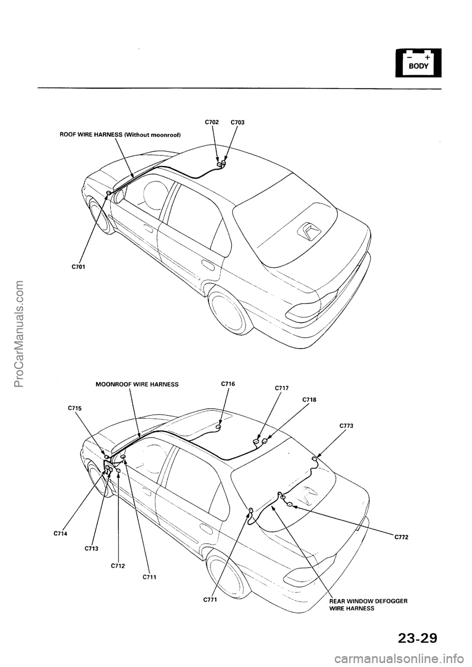 ACURA EL 1997  Service Repair Manual ProCarManuals.com 