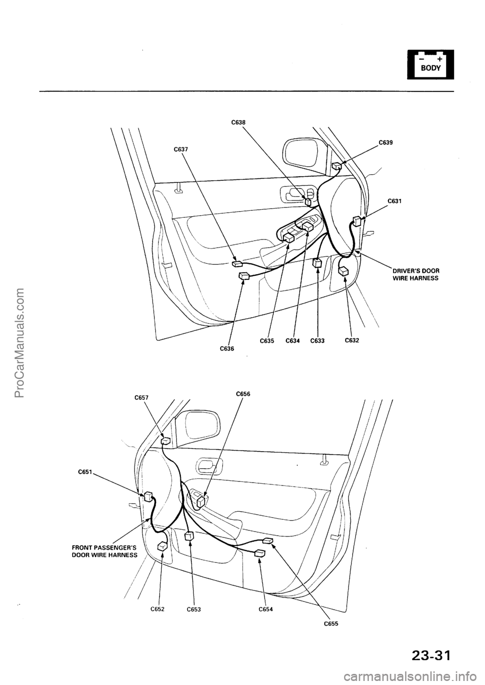 ACURA EL 1997  Service Repair Manual ProCarManuals.com 