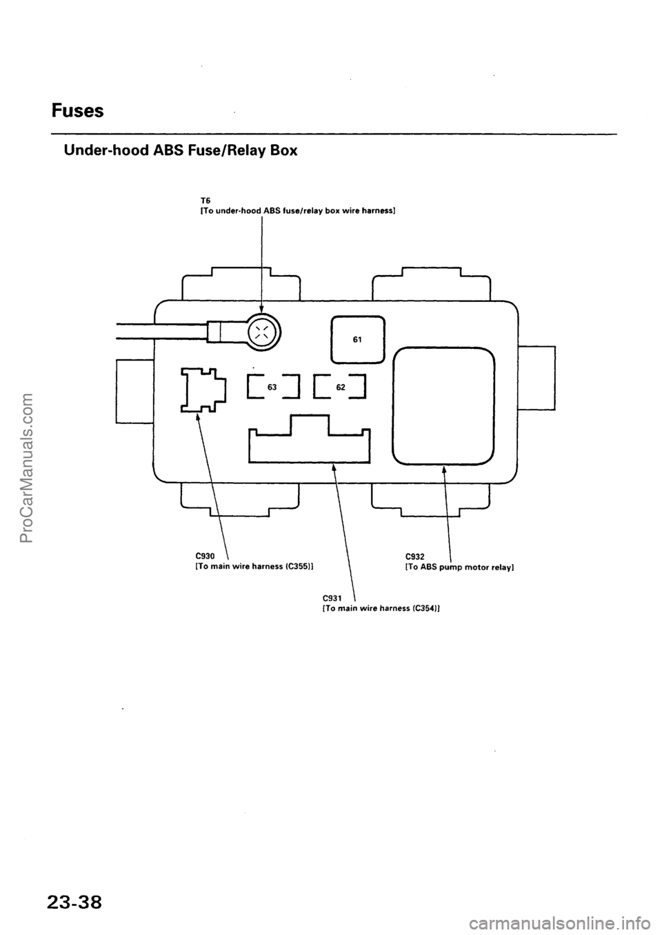 ACURA EL 1997  Service Repair Manual ProCarManuals.com 