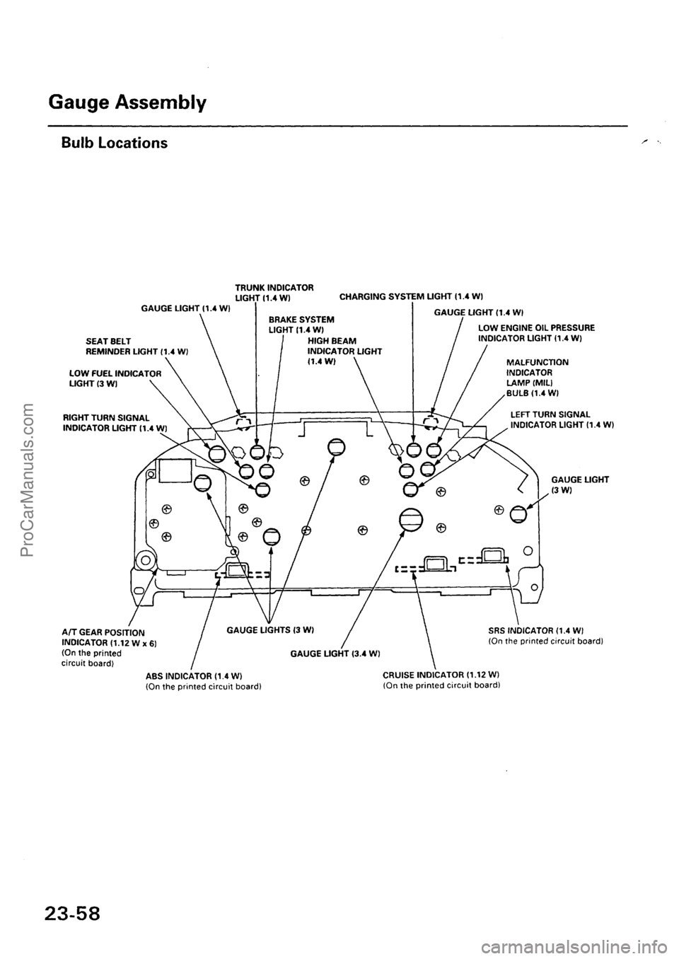 ACURA EL 1997  Service Repair Manual ProCarManuals.com 