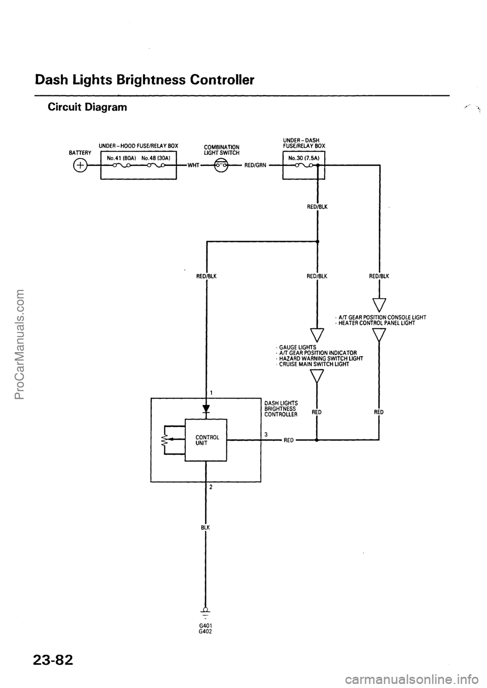 ACURA EL 1997  Service Repair Manual ProCarManuals.com 