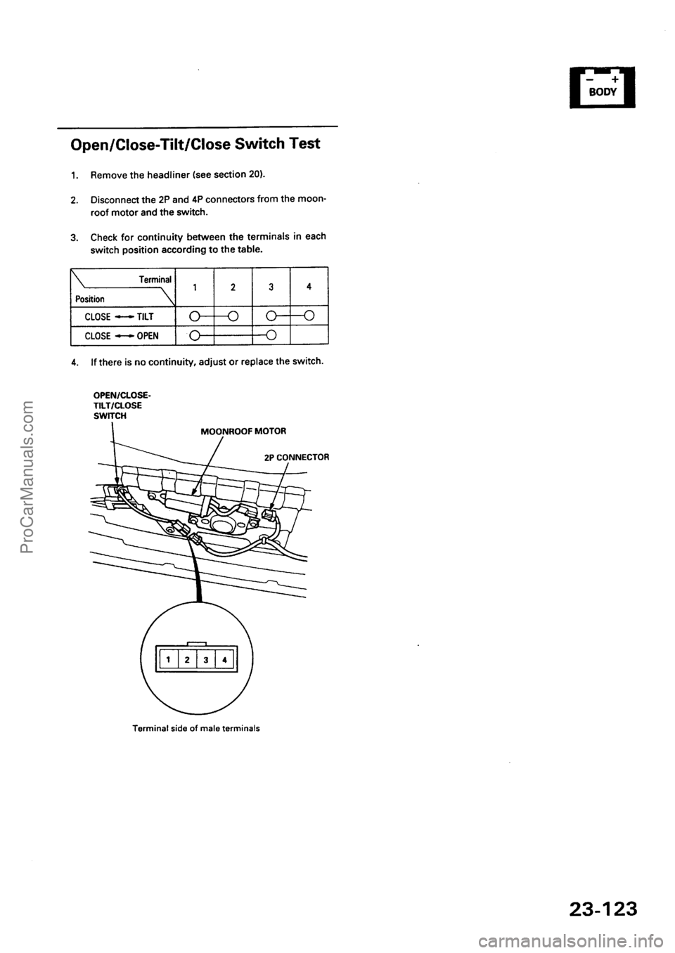 ACURA EL 1997  Service Repair Manual ProCarManuals.com 