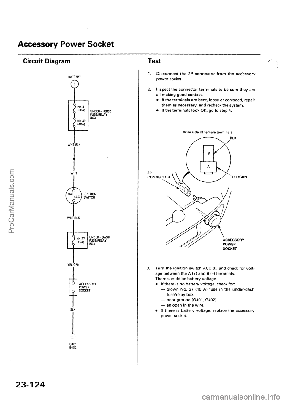 ACURA EL 1997  Service Repair Manual ProCarManuals.com 