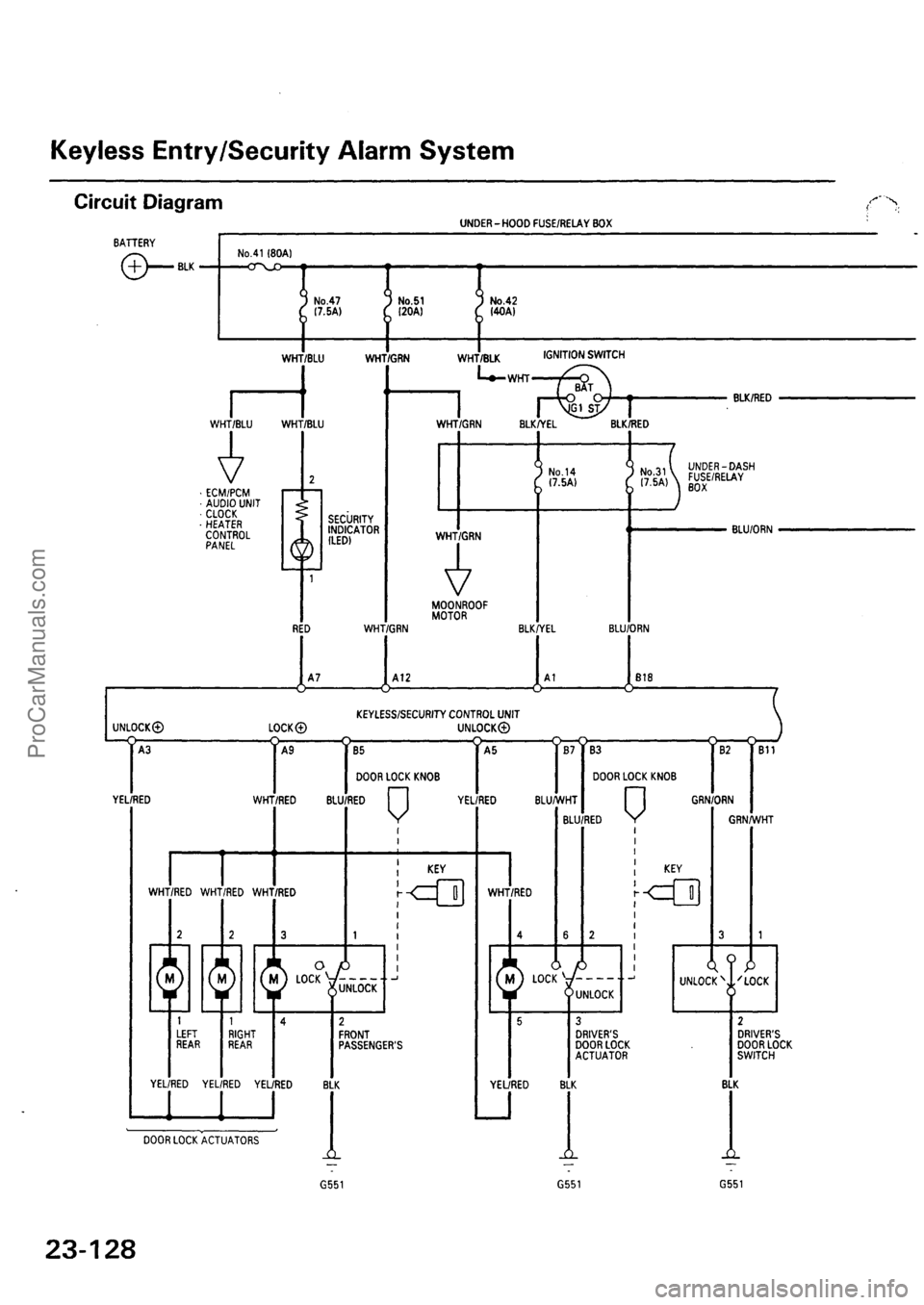 ACURA EL 1997  Service Repair Manual ProCarManuals.com 