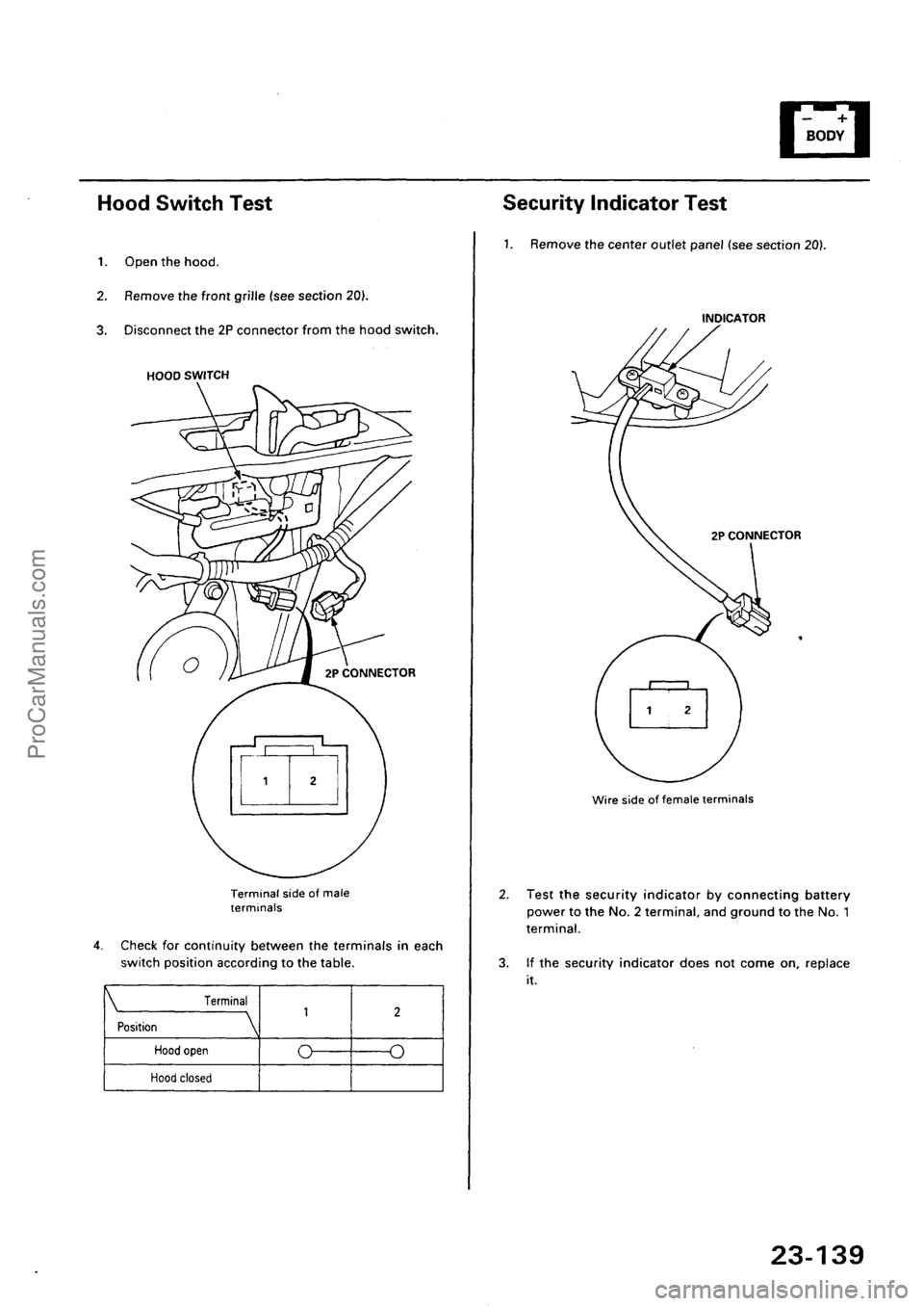 ACURA EL 1997  Service Repair Manual ProCarManuals.com 