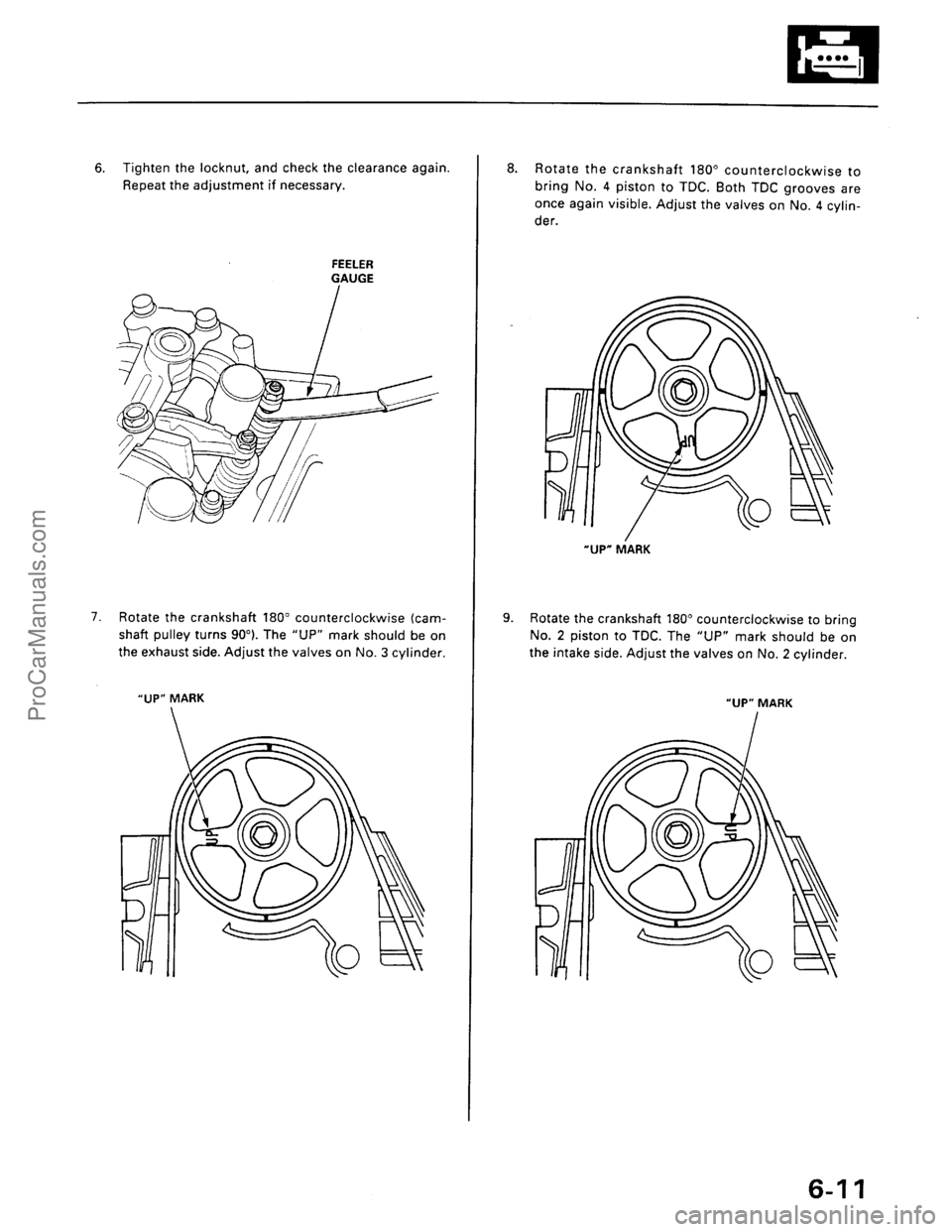 ACURA EL 1997  Service Repair Manual ProCarManuals.com 