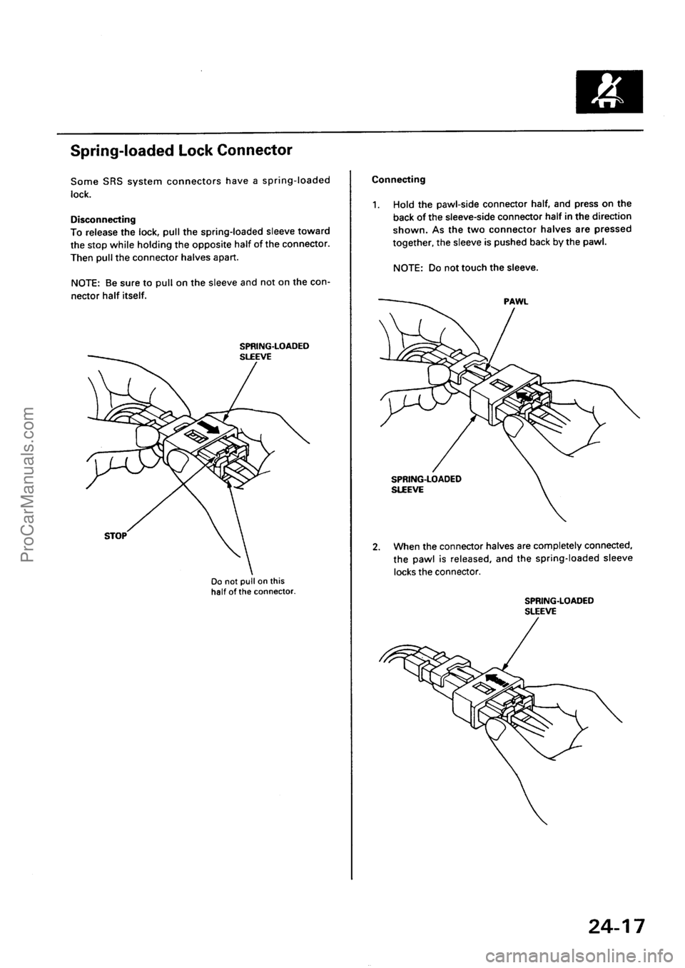 ACURA EL 1997  Service Repair Manual ProCarManuals.com 
