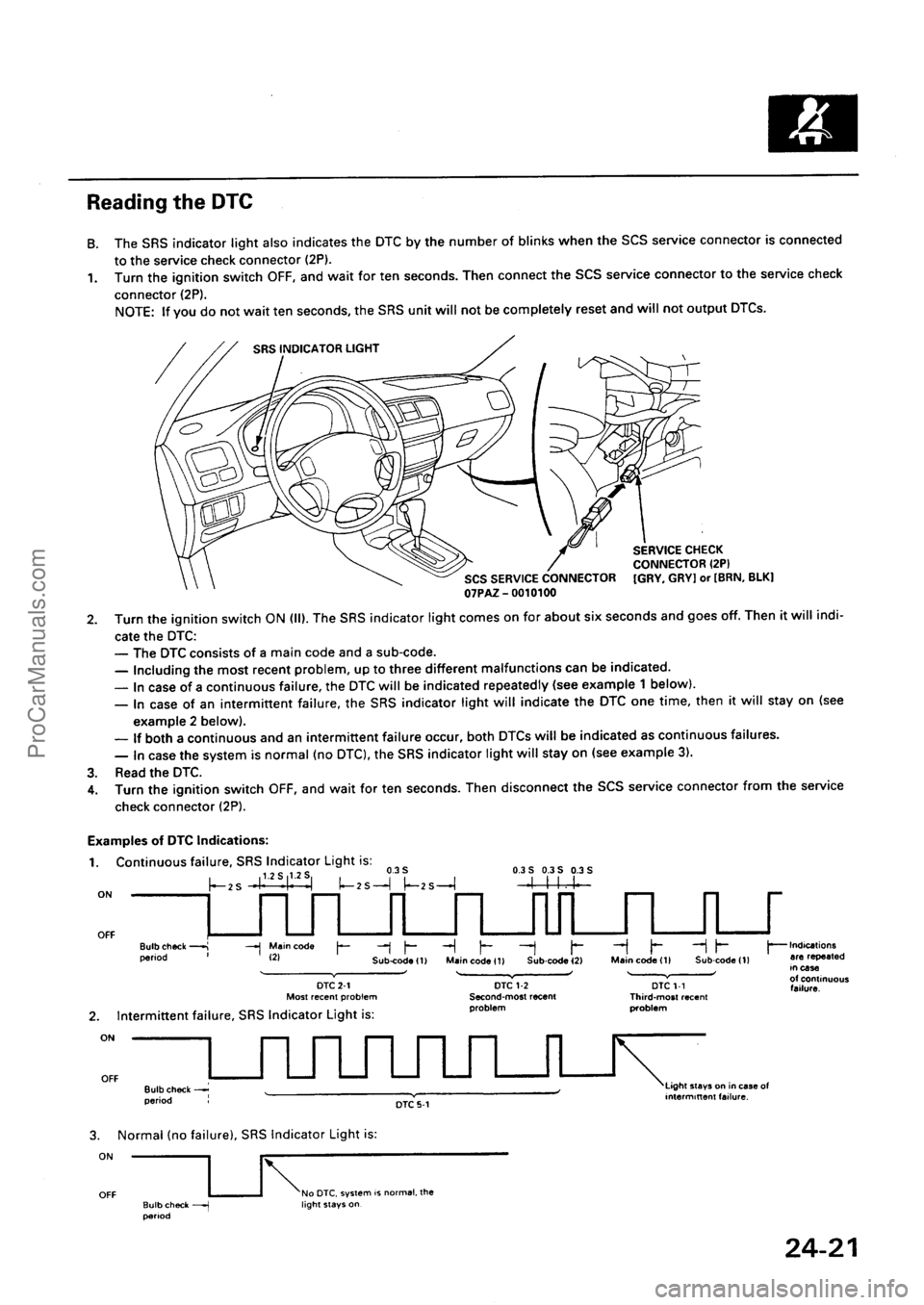 ACURA EL 1997  Service Repair Manual ProCarManuals.com 