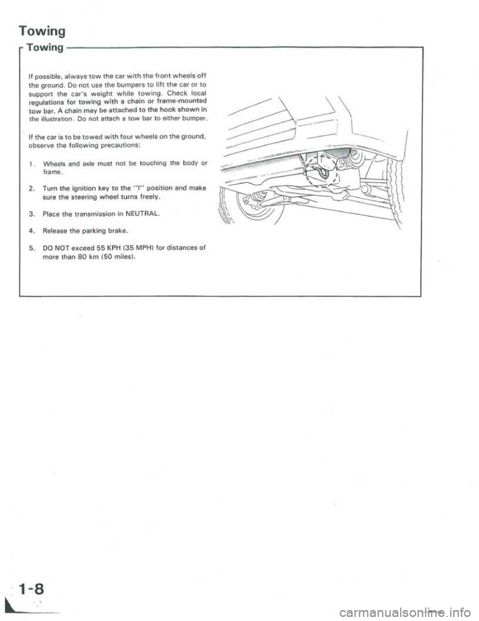 ACURA INTEGRA 1986  Service Repair Manual 