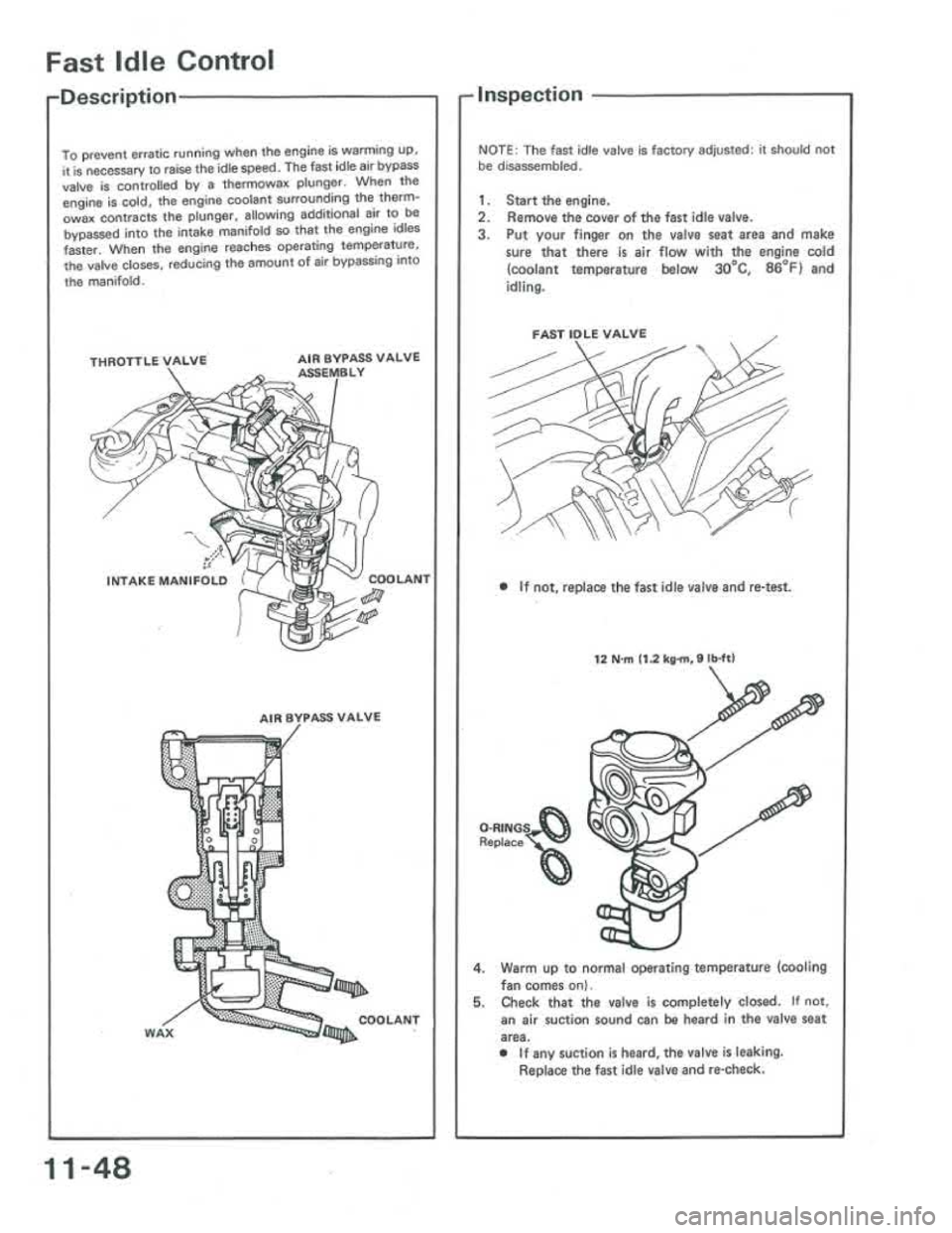 ACURA INTEGRA 1986  Service Repair Manual 