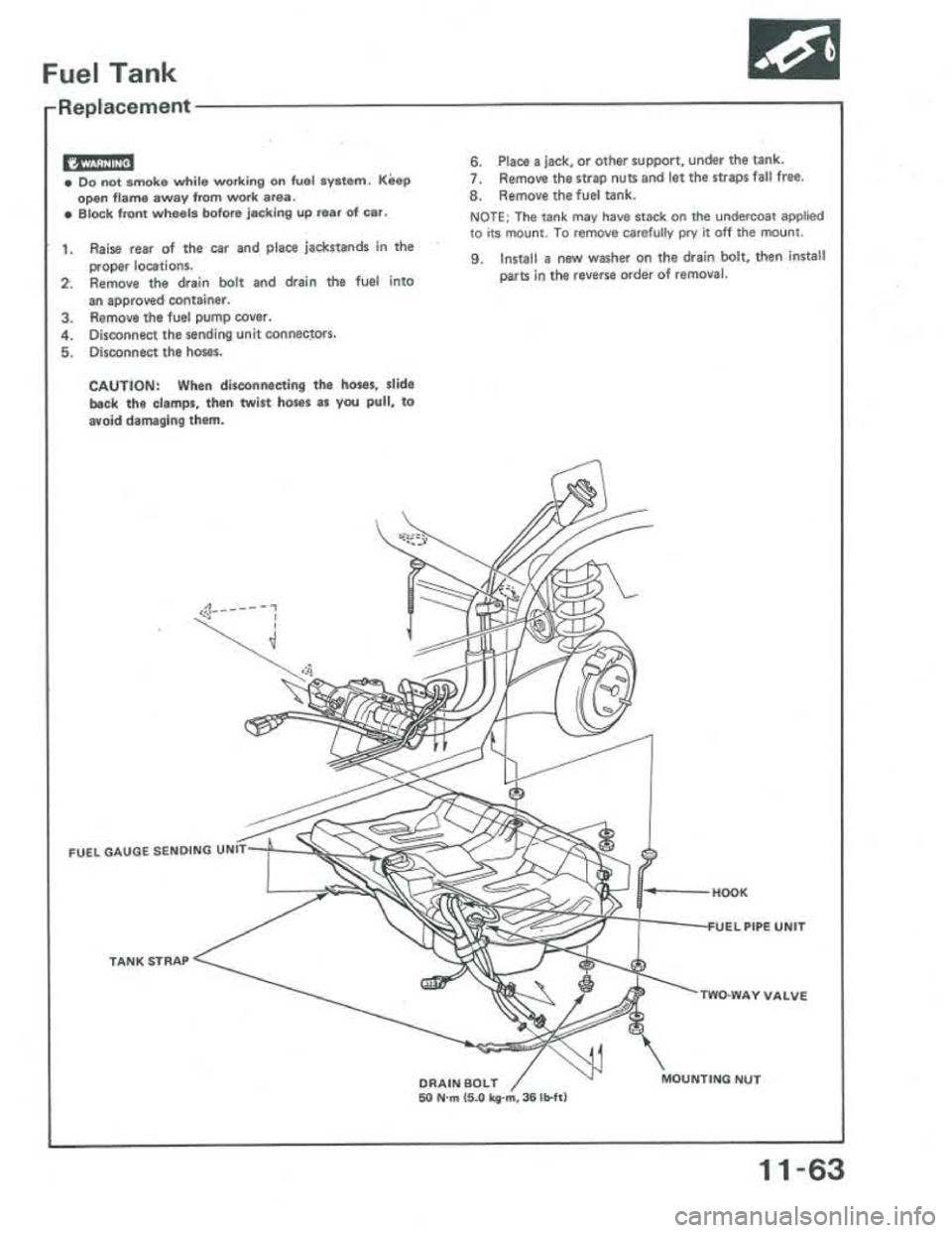 ACURA INTEGRA 1986  Service Repair Manual 