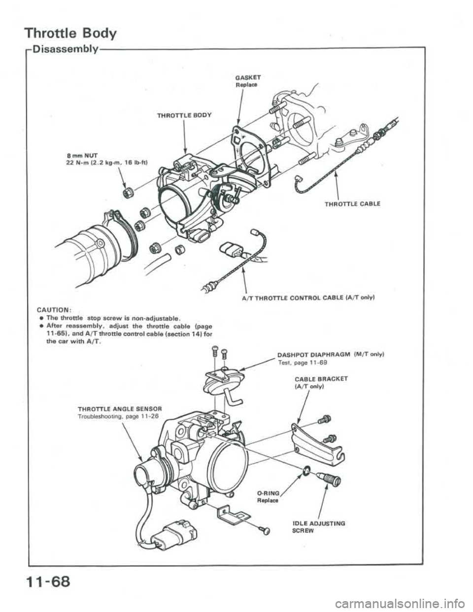 ACURA INTEGRA 1986  Service Repair Manual 