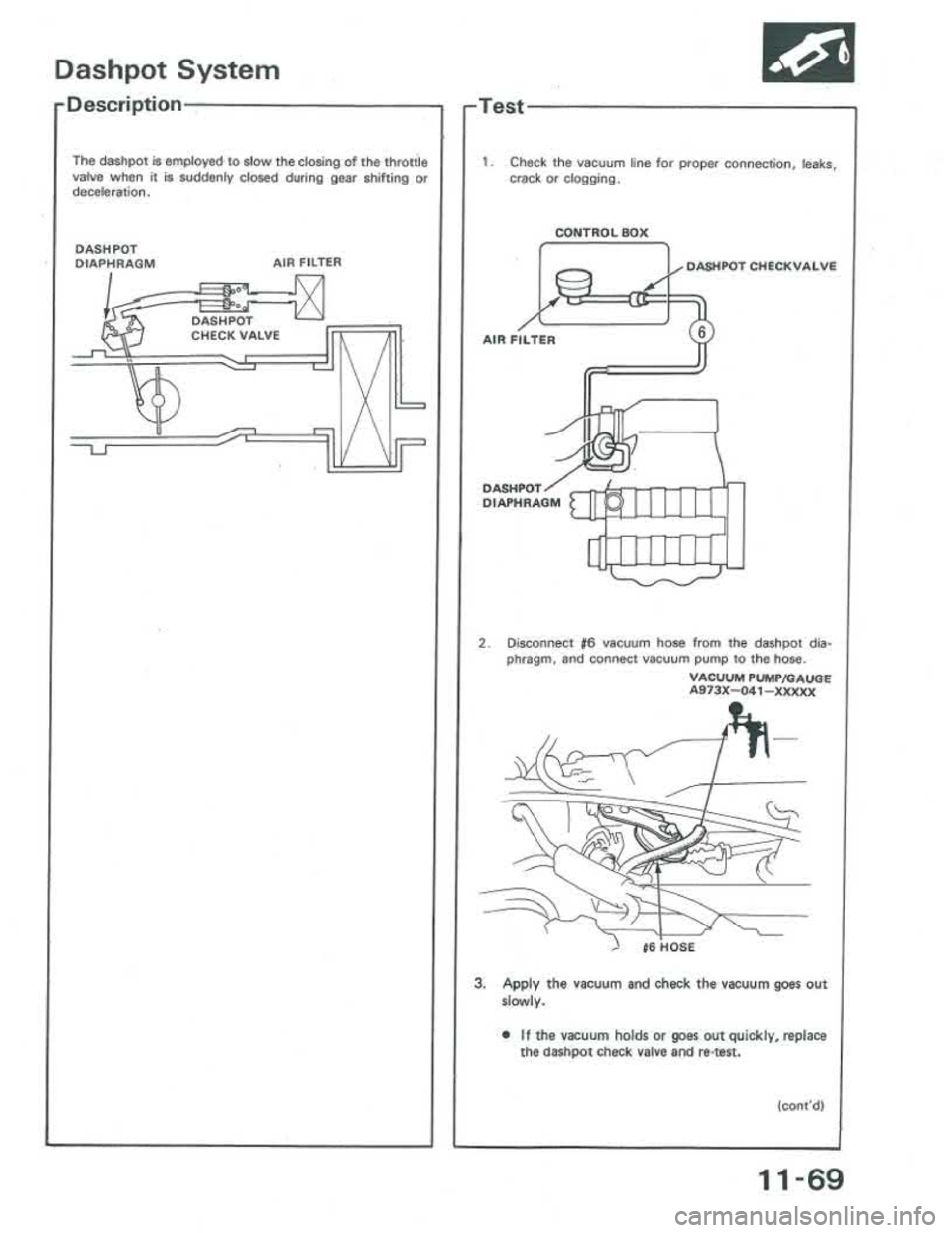 ACURA INTEGRA 1986  Service Repair Manual 