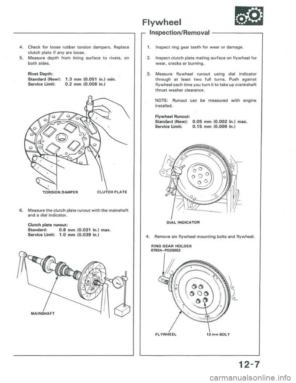 ACURA INTEGRA 1986  Service Repair Manual 
