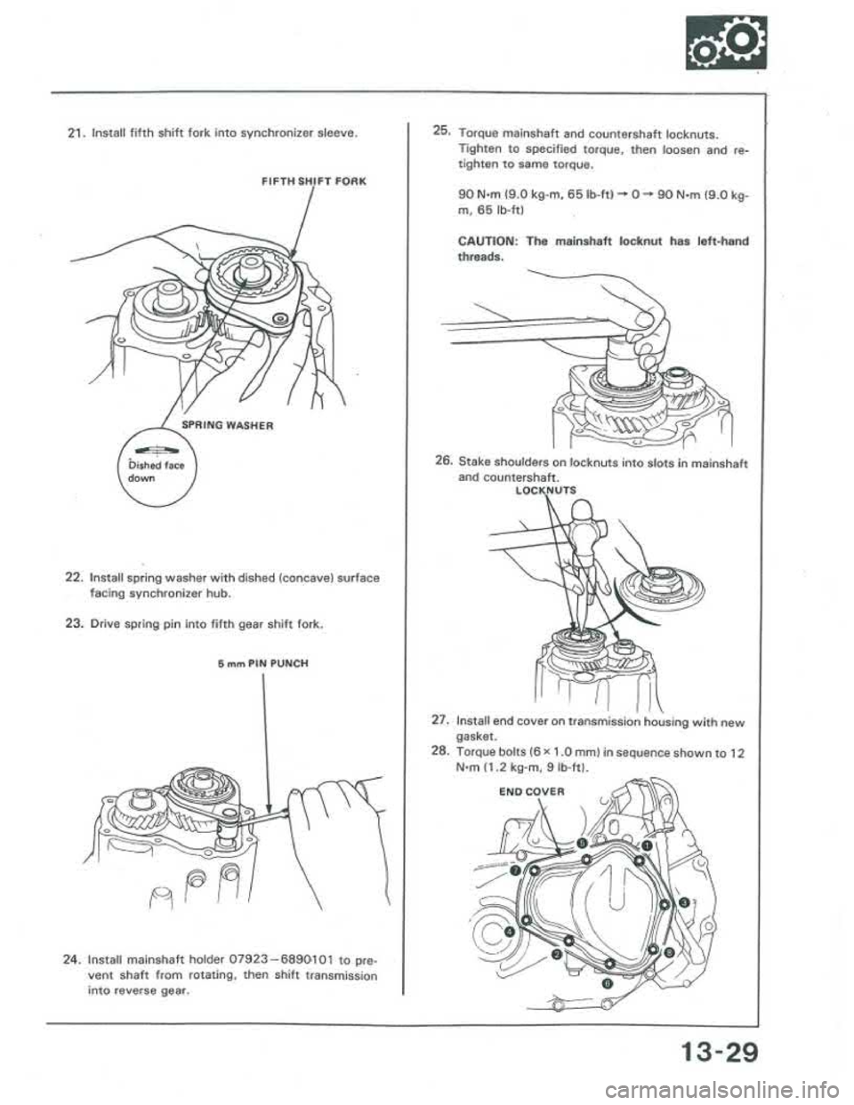ACURA INTEGRA 1986  Service Repair Manual 