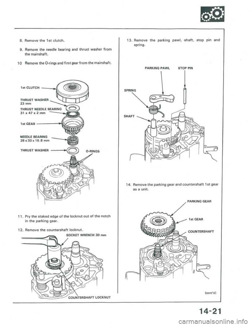 ACURA INTEGRA 1986  Service Repair Manual 
