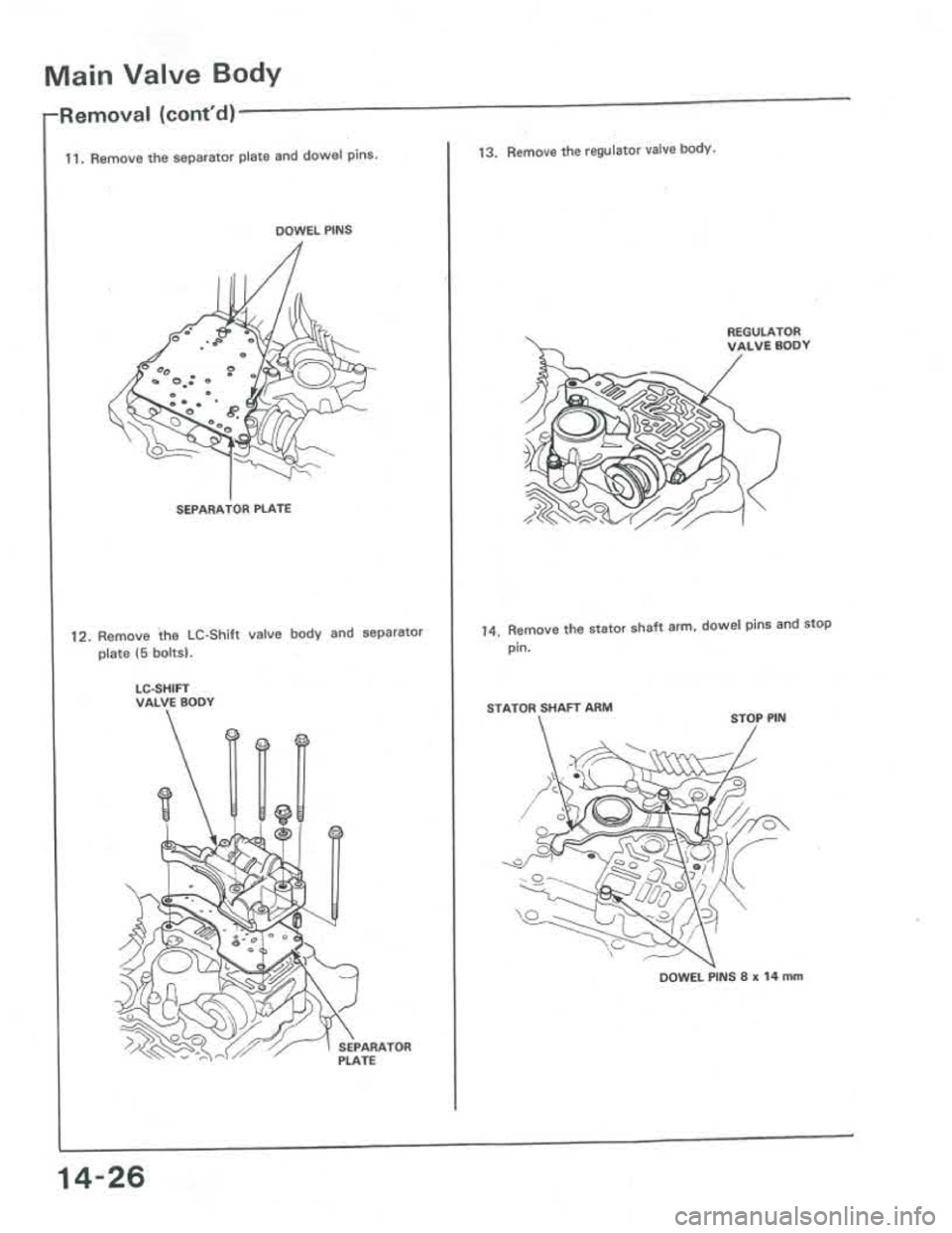 ACURA INTEGRA 1986  Service Repair Manual 