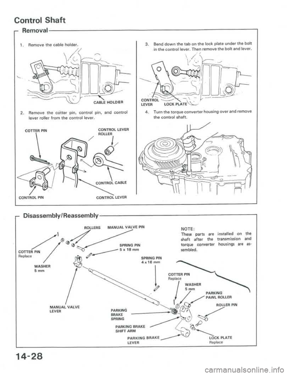 ACURA INTEGRA 1986  Service Repair Manual 