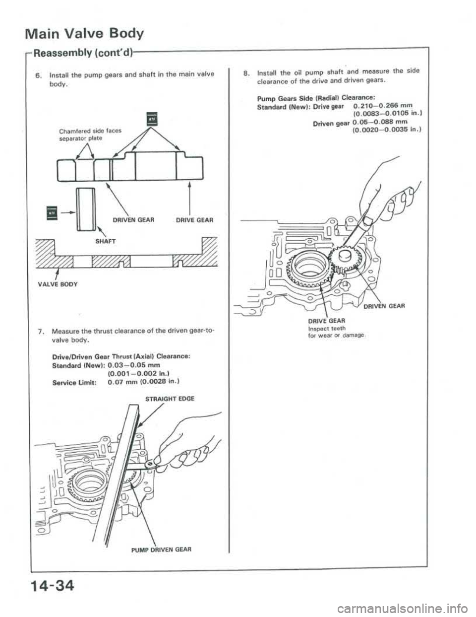 ACURA INTEGRA 1986  Service Repair Manual 