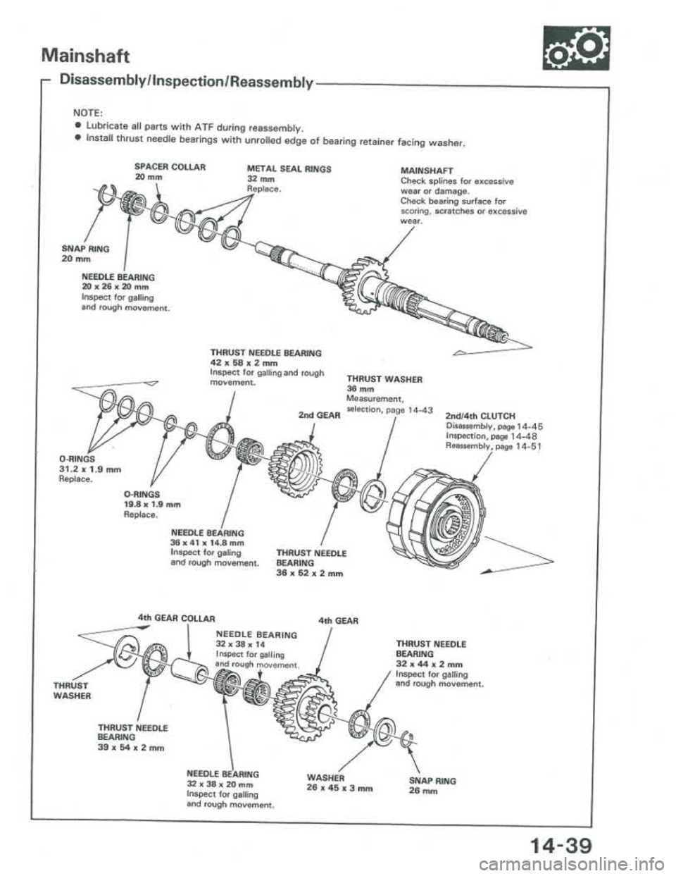 ACURA INTEGRA 1986  Service Repair Manual 