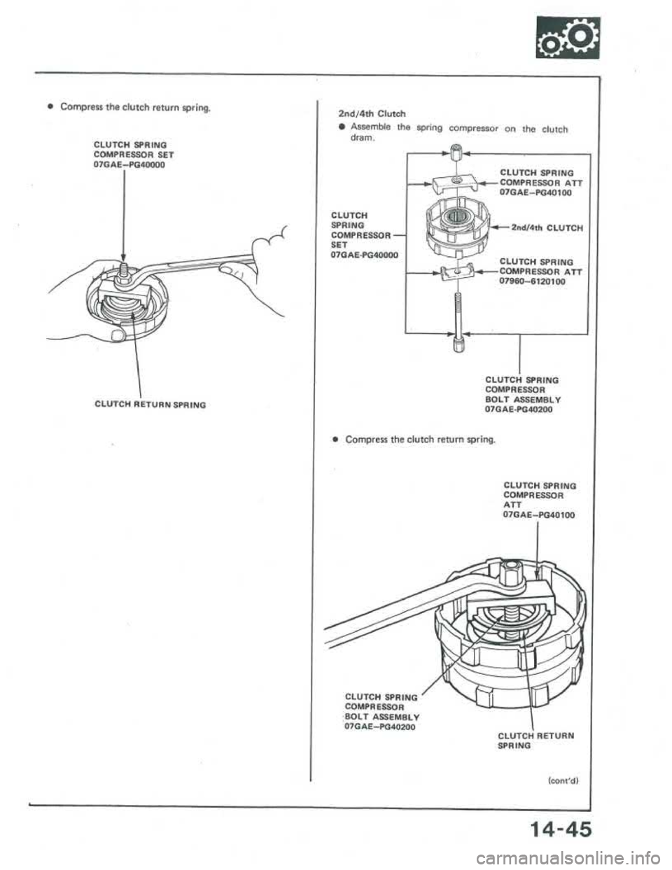 ACURA INTEGRA 1986  Service Repair Manual 