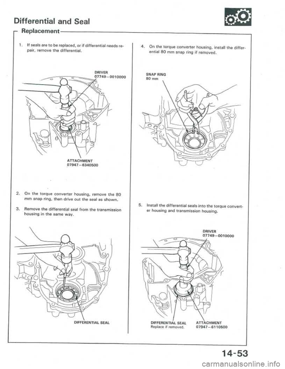 ACURA INTEGRA 1986  Service Repair Manual 