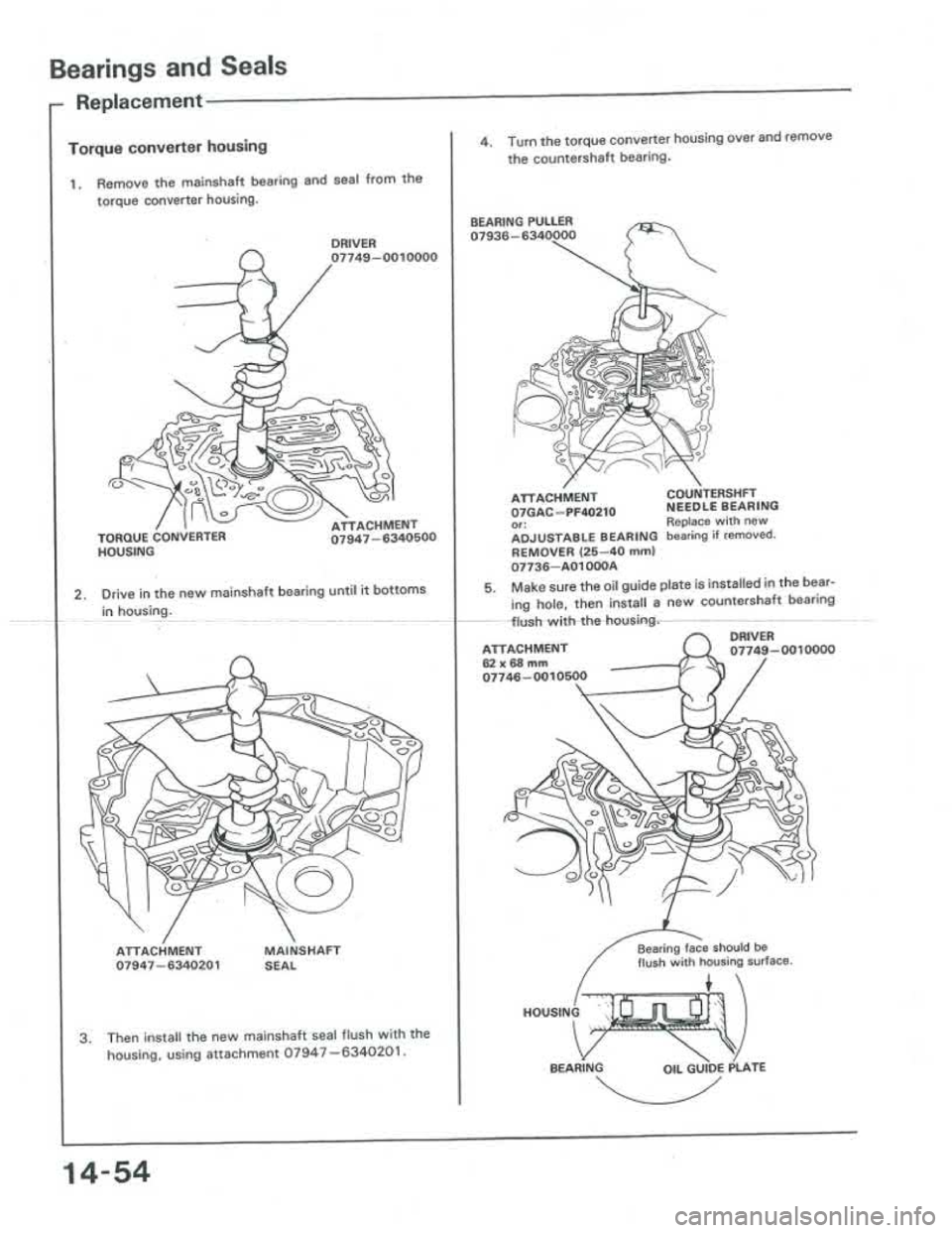 ACURA INTEGRA 1986  Service Repair Manual 