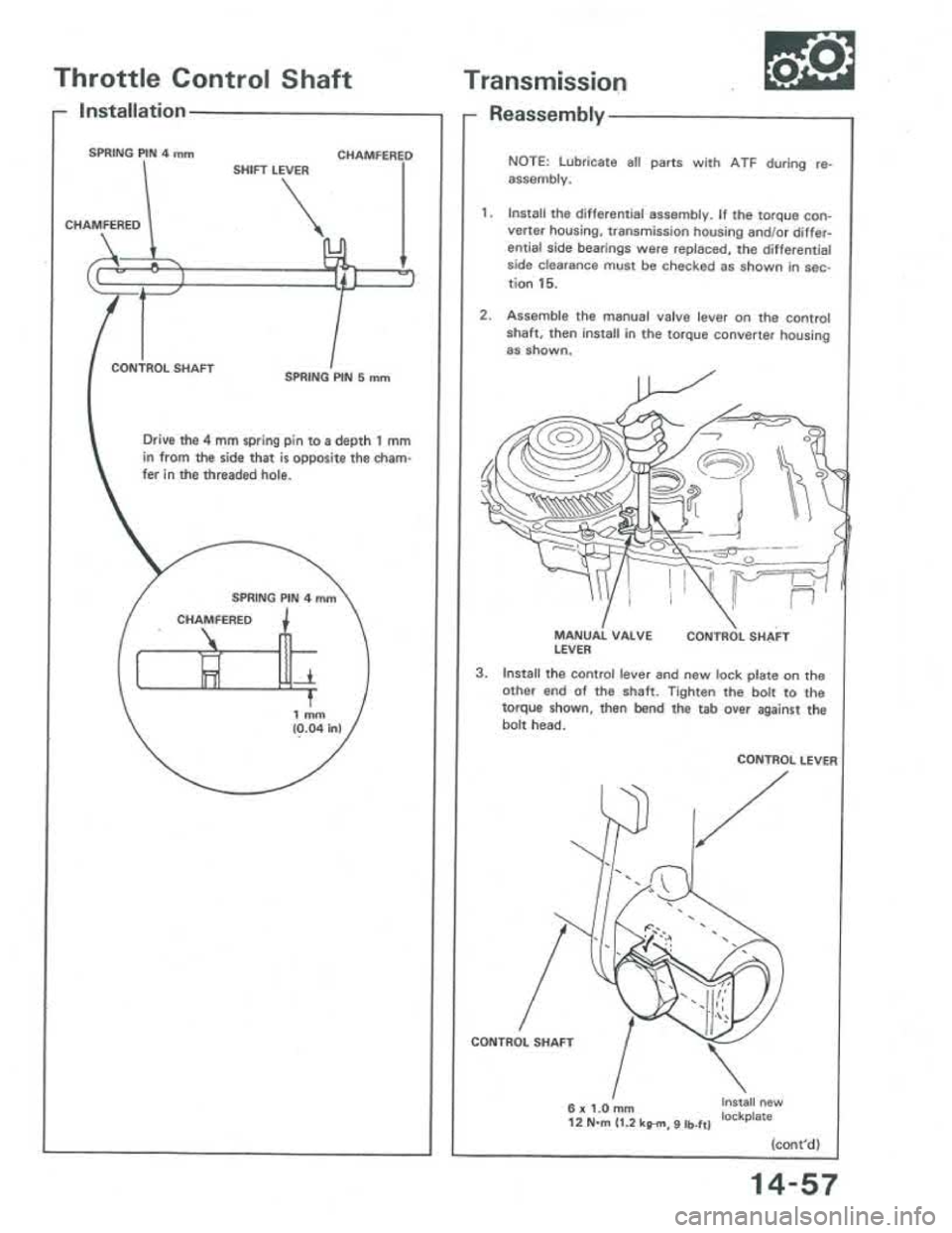 ACURA INTEGRA 1986  Service Repair Manual 