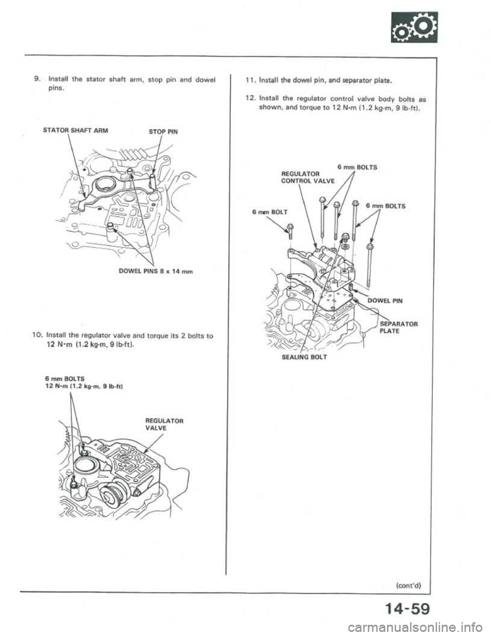 ACURA INTEGRA 1986  Service Repair Manual 