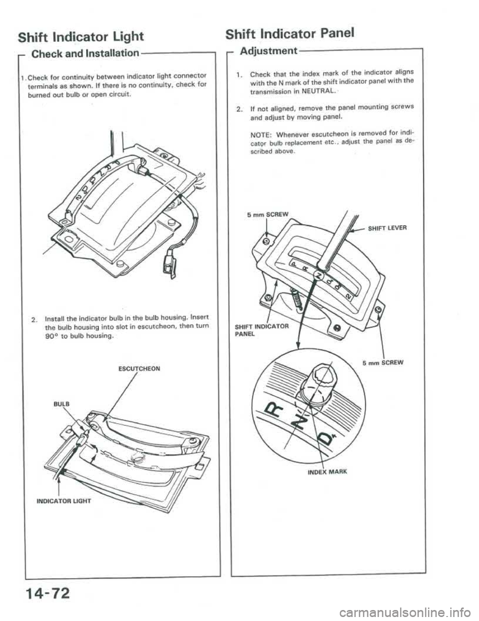 ACURA INTEGRA 1986  Service Repair Manual 