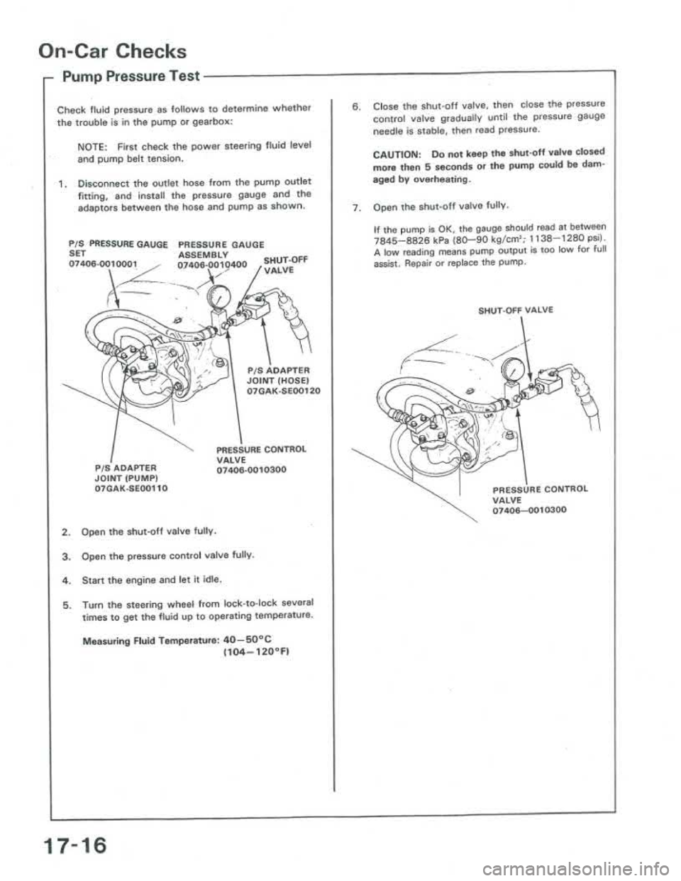 ACURA INTEGRA 1986  Service Repair Manual 