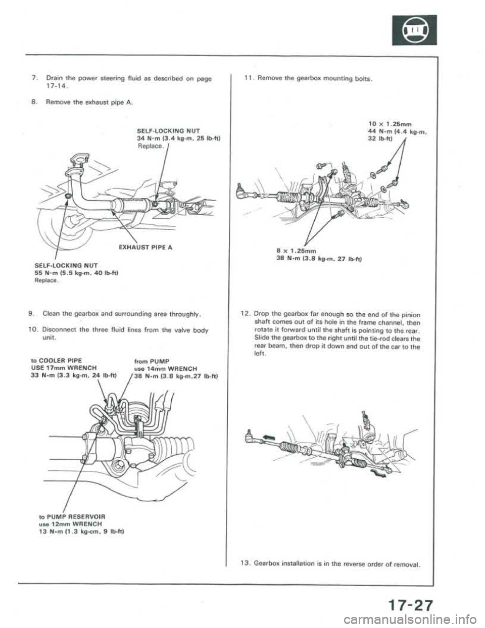 ACURA INTEGRA 1986  Service Repair Manual 