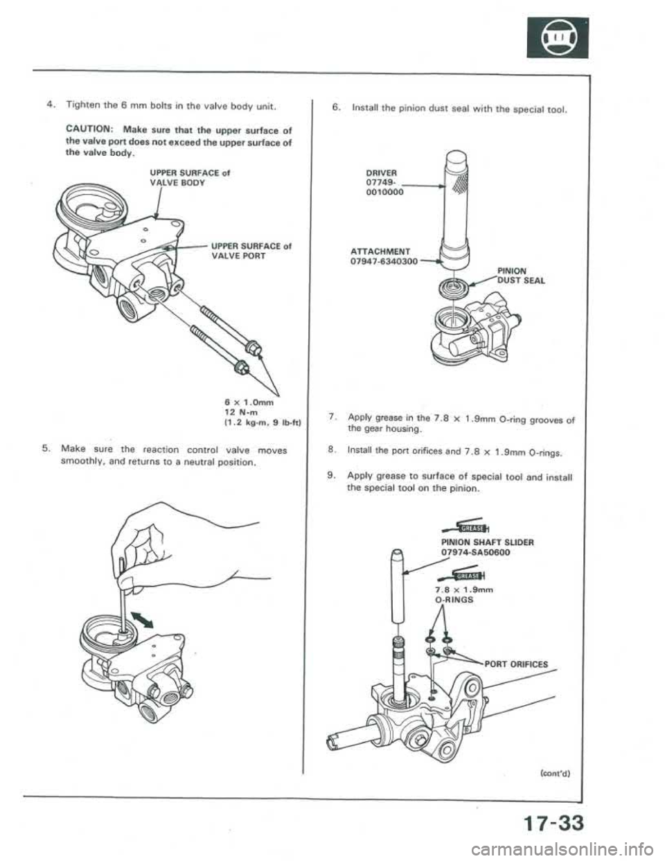 ACURA INTEGRA 1986  Service Repair Manual 