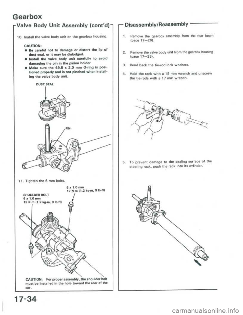 ACURA INTEGRA 1986  Service Repair Manual 