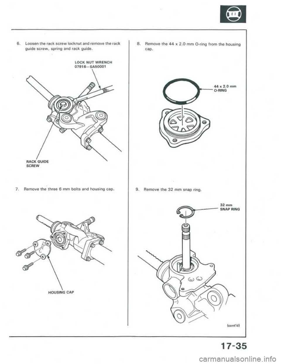 ACURA INTEGRA 1986  Service Repair Manual 