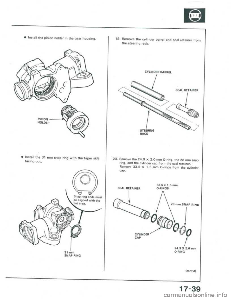 ACURA INTEGRA 1986  Service Repair Manual 