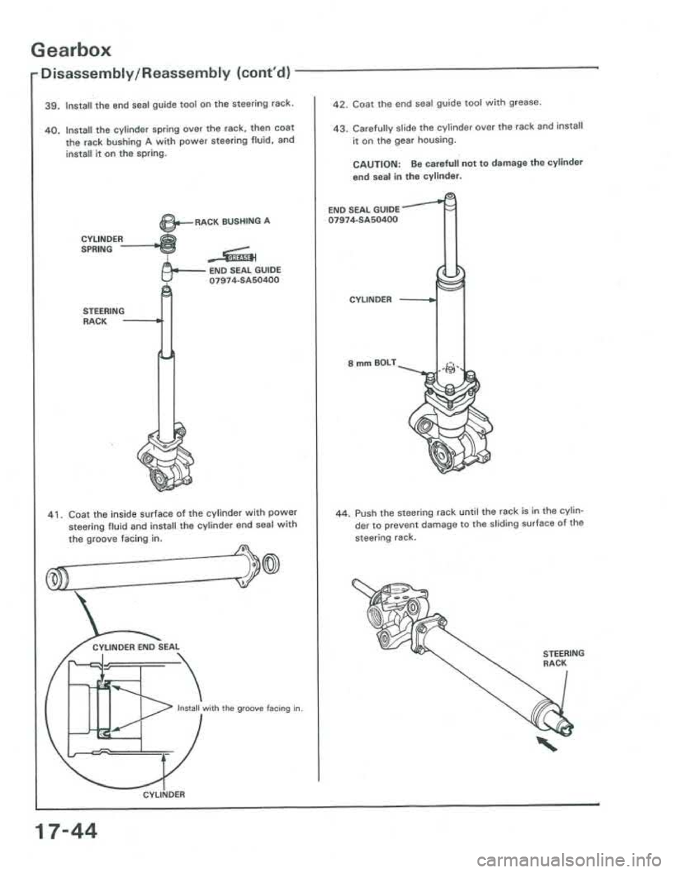 ACURA INTEGRA 1986  Service Repair Manual 