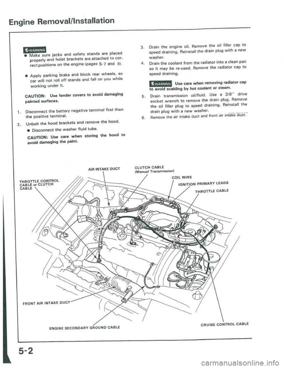 ACURA INTEGRA 1986  Service Repair Manual 
